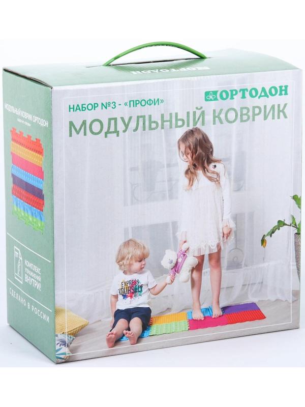 Модульный массажный коврик ОРТОДОН, набор №3 «Профи»