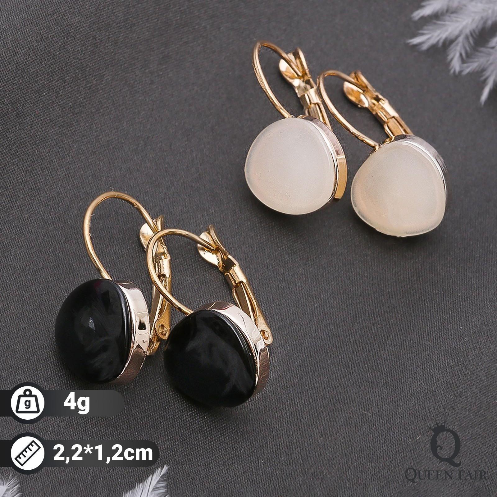 Серьги пластик 