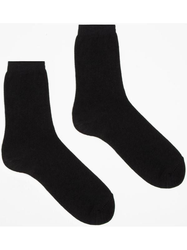 Носки мужские, цвет чёрный, размер 27