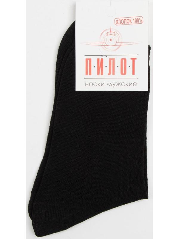 Носки мужские, цвет чёрный, размер 27