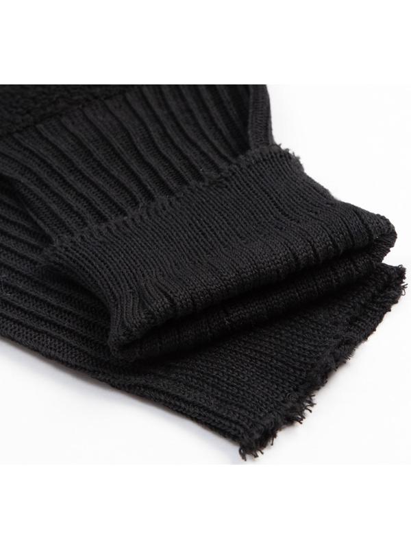 Носки мужские тёплые, цвет чёрный, размер 25