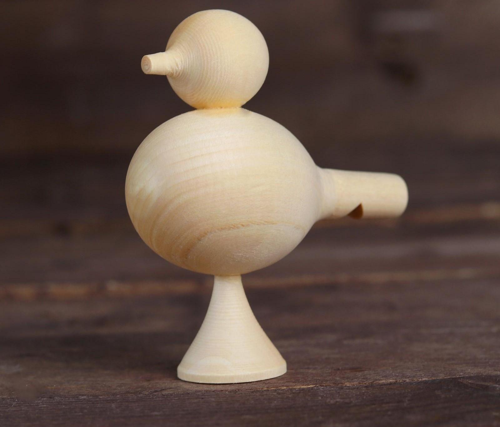 Свистулька «Птичка», под роспись