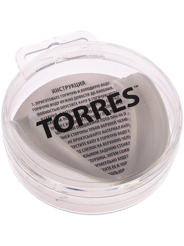 Капа боксёрская TORRES PRL1021WT, термопластичная, цвет белый