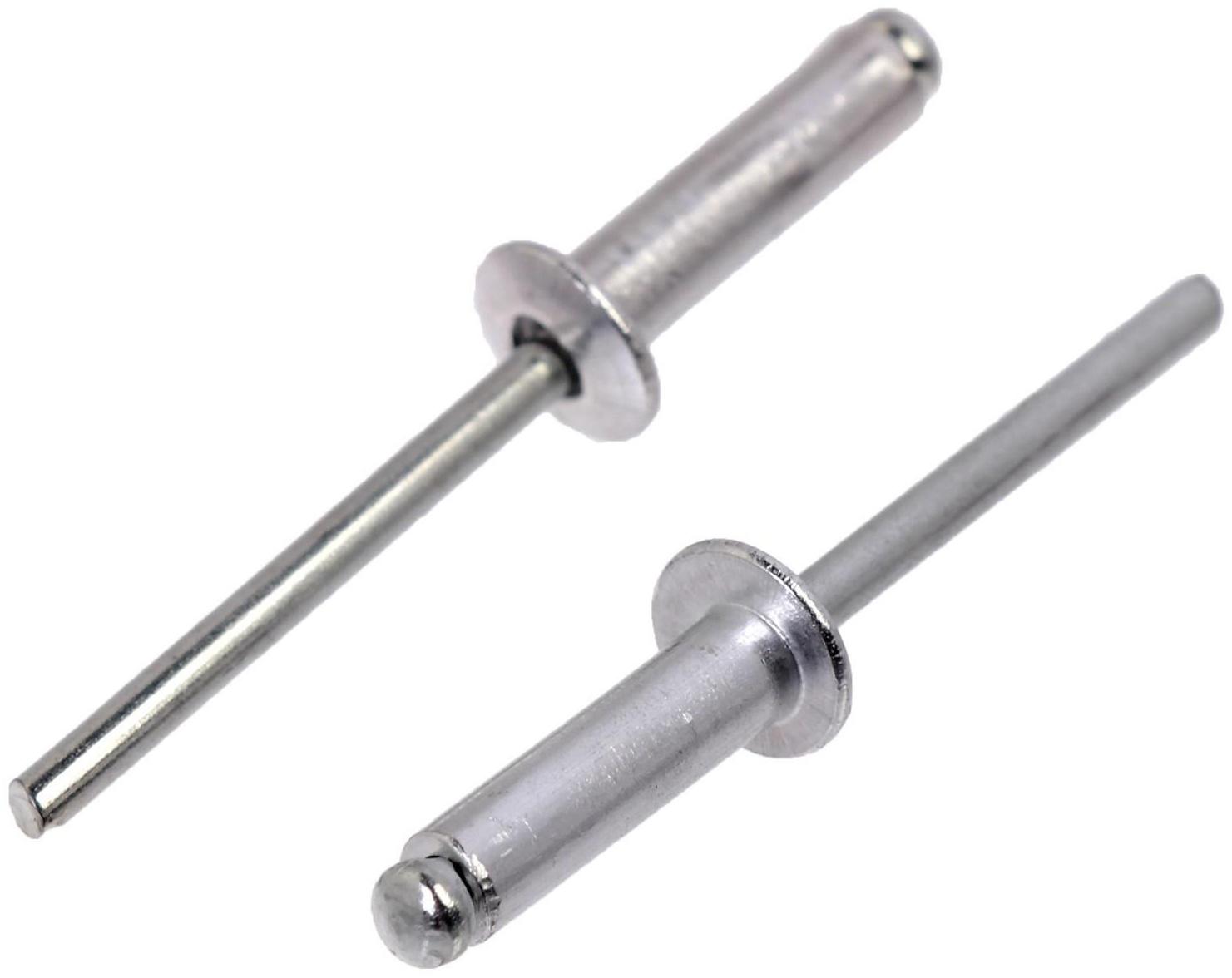 Заклёпки вытяжные ТУНДРА krep, алюминий-сталь, 4 х 16 мм, в пакете 500 шт.