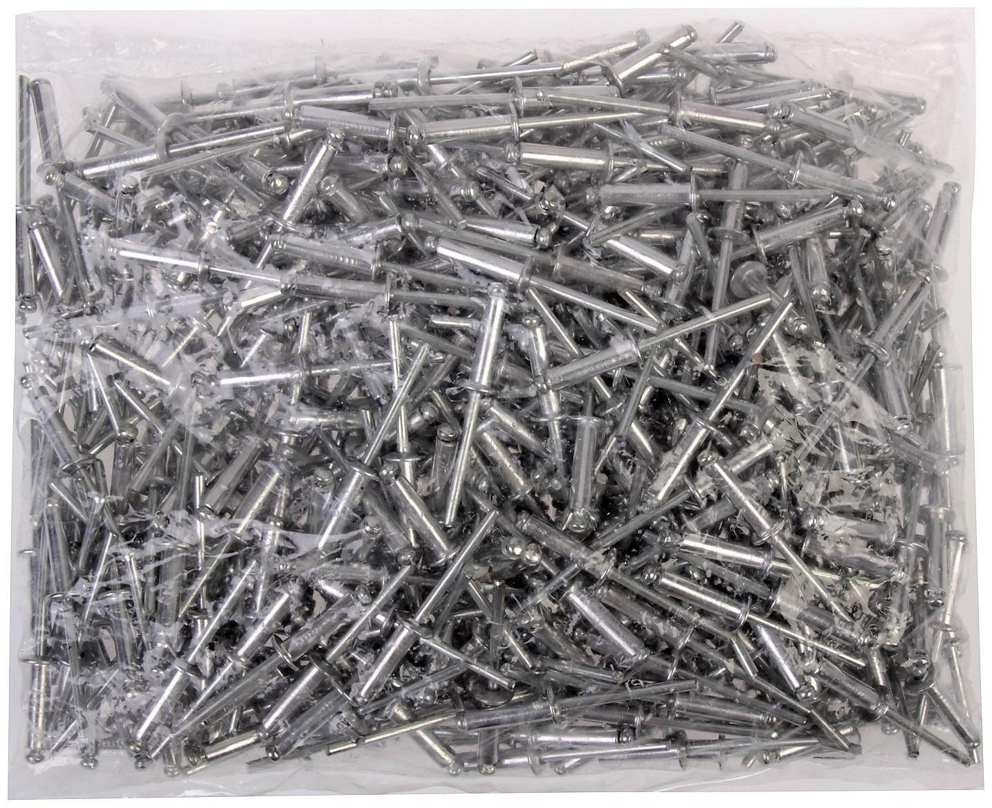 Заклёпки вытяжные ТУНДРА krep, алюминий-сталь, 4 х 16 мм, в пакете 500 шт.