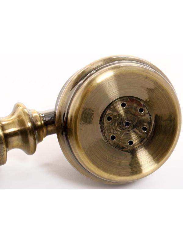 Ретро-телефон с выдвижным ящиком, темное дерево, 16х23х25 см