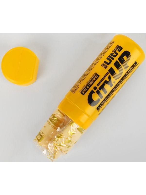 Замша протирочная CityUP, CA-222, 32 х 43 см, в тубусе