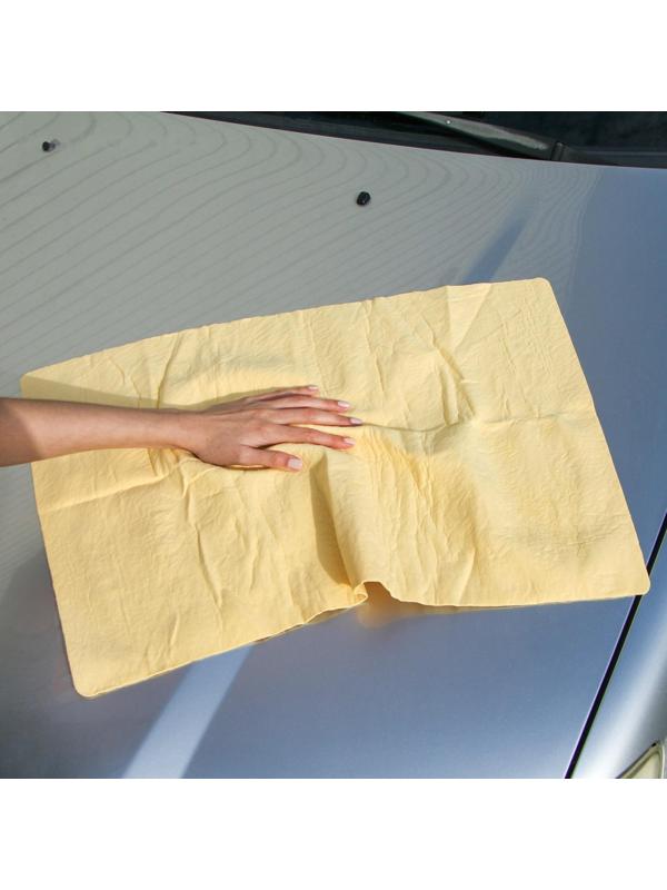 Замша протирочная CityUP, CA-222, 32 х 43 см, в тубусе