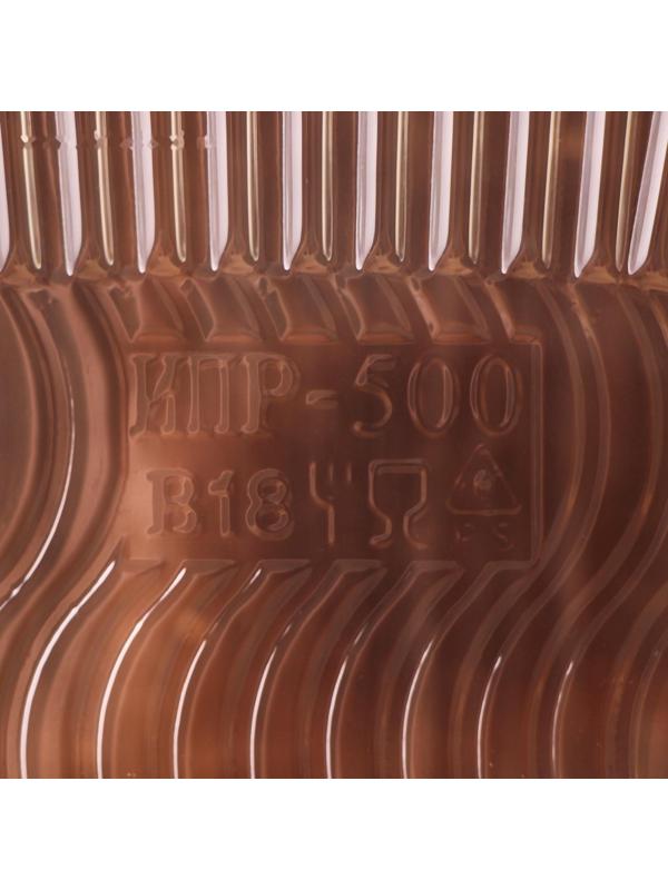 Контейнер одноразовый с неразъёмной крышкой ИПР-500 «АВС», 500 мл, 15,9×13×5,5 см, цвет прозрачный