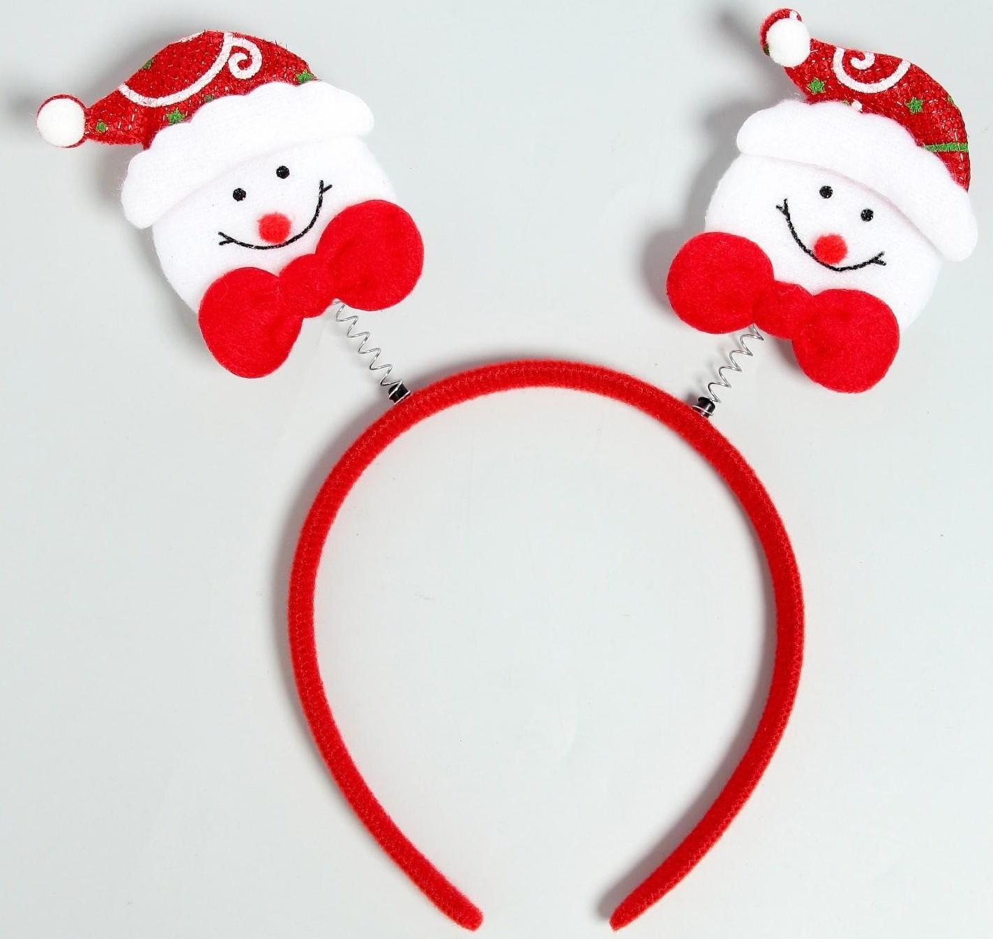 Карнавальный ободок «Снеговик»