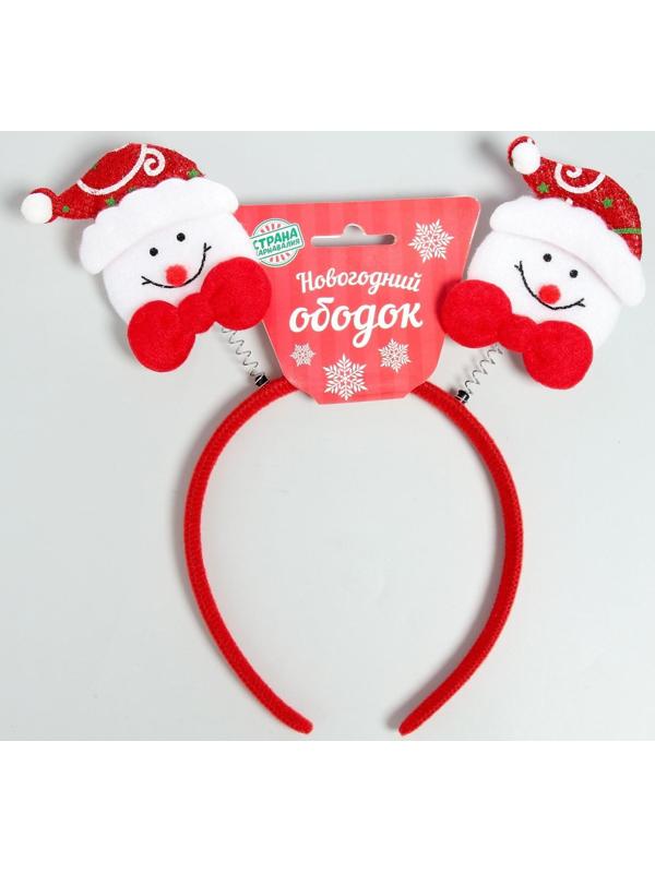 Карнавальный ободок «Снеговик»