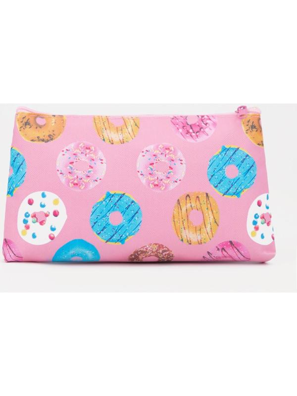 Косметичка на молнии, цвет розовый