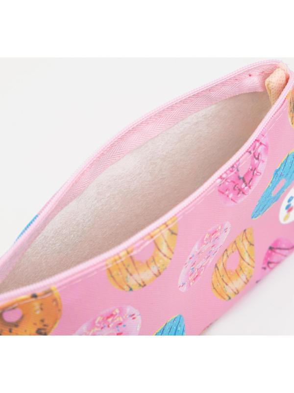 Косметичка на молнии, цвет розовый