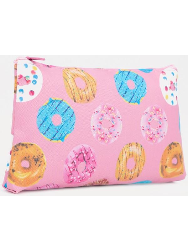 Косметичка на молнии, цвет розовый