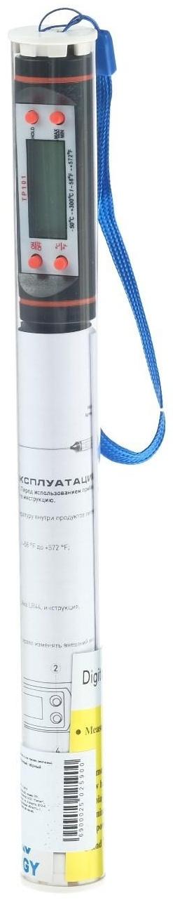 Термощуп кухонный Luazon LTR-05, max 300 °C, от LR44, чёрный