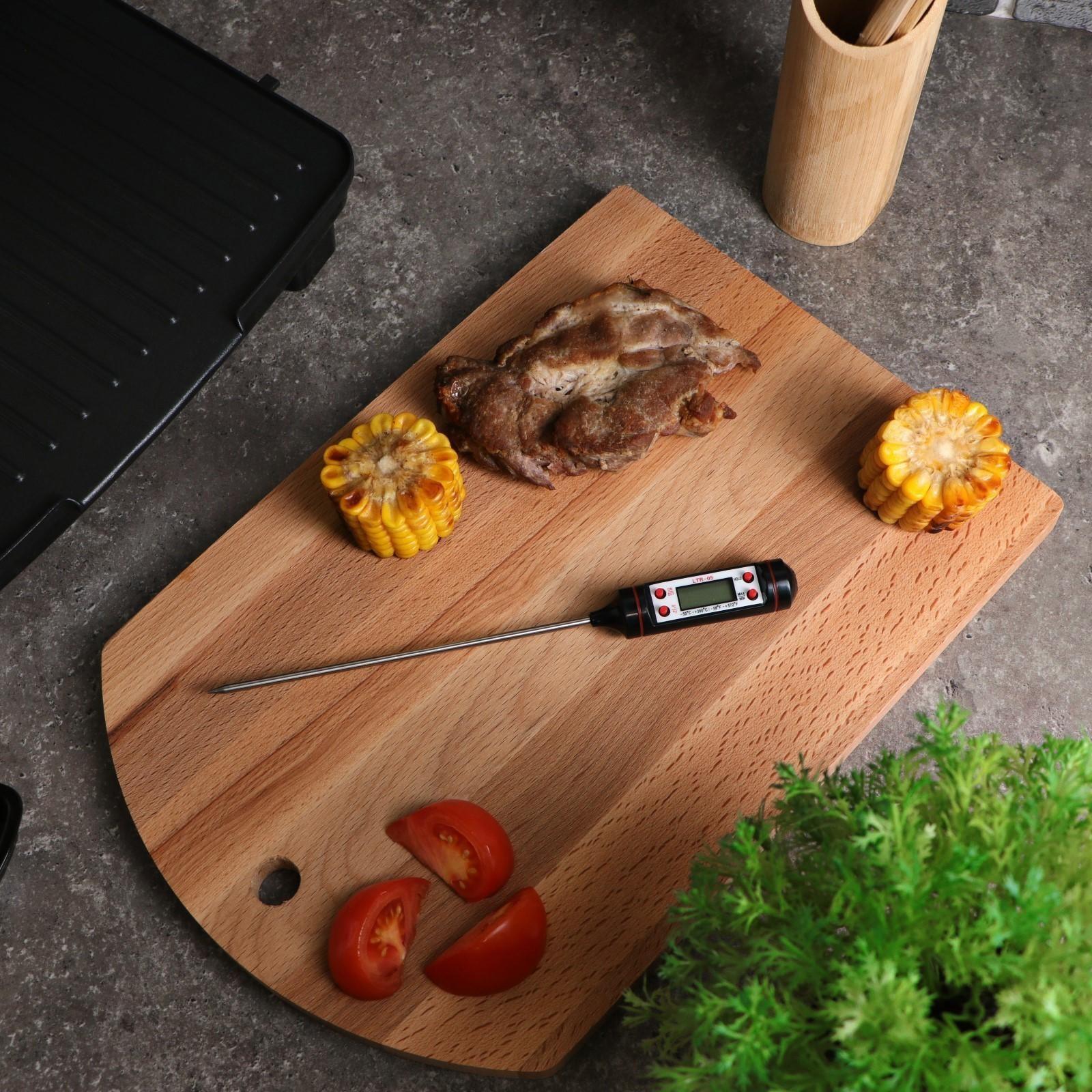 Термощуп кухонный Luazon LTR-05, max 300 °C, от LR44, чёрный