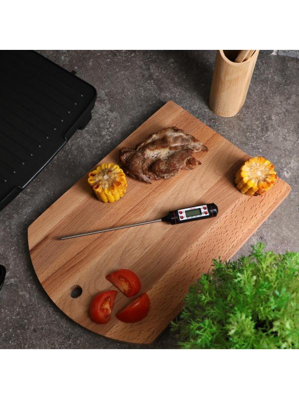 Термощуп кухонный Luazon LTR-05, max 300 °C, от LR44, чёрный