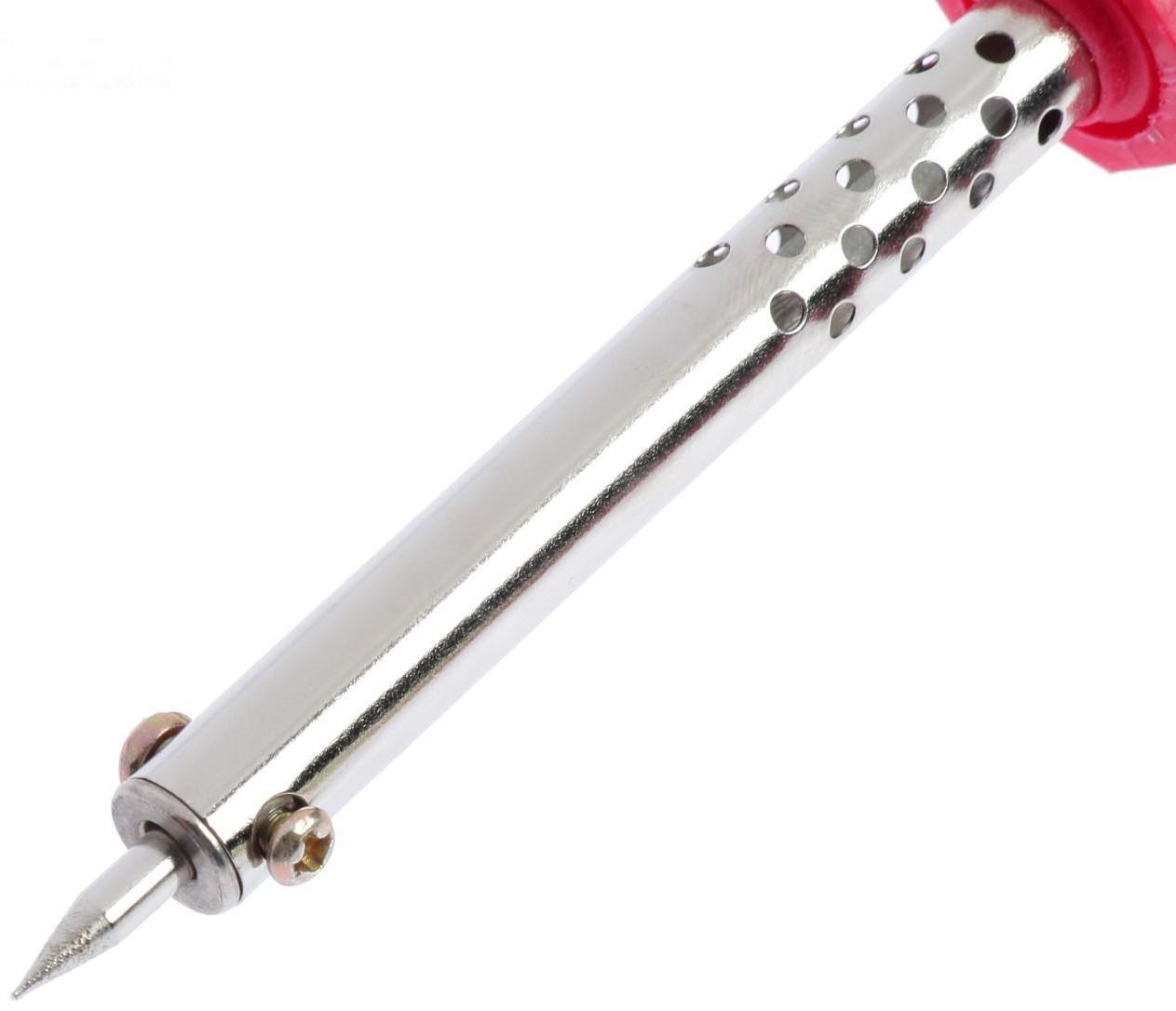 Паяльник ЛОМ, пластиковая рукоятка, 30 Вт, 220 В