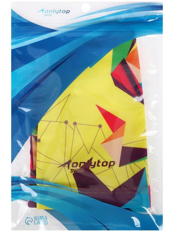 Шапочка для плавания взрослая OL-022, тканевая, обхват 54-60 см