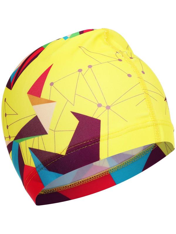 Шапочка для плавания взрослая OL-022, тканевая, обхват 54-60 см