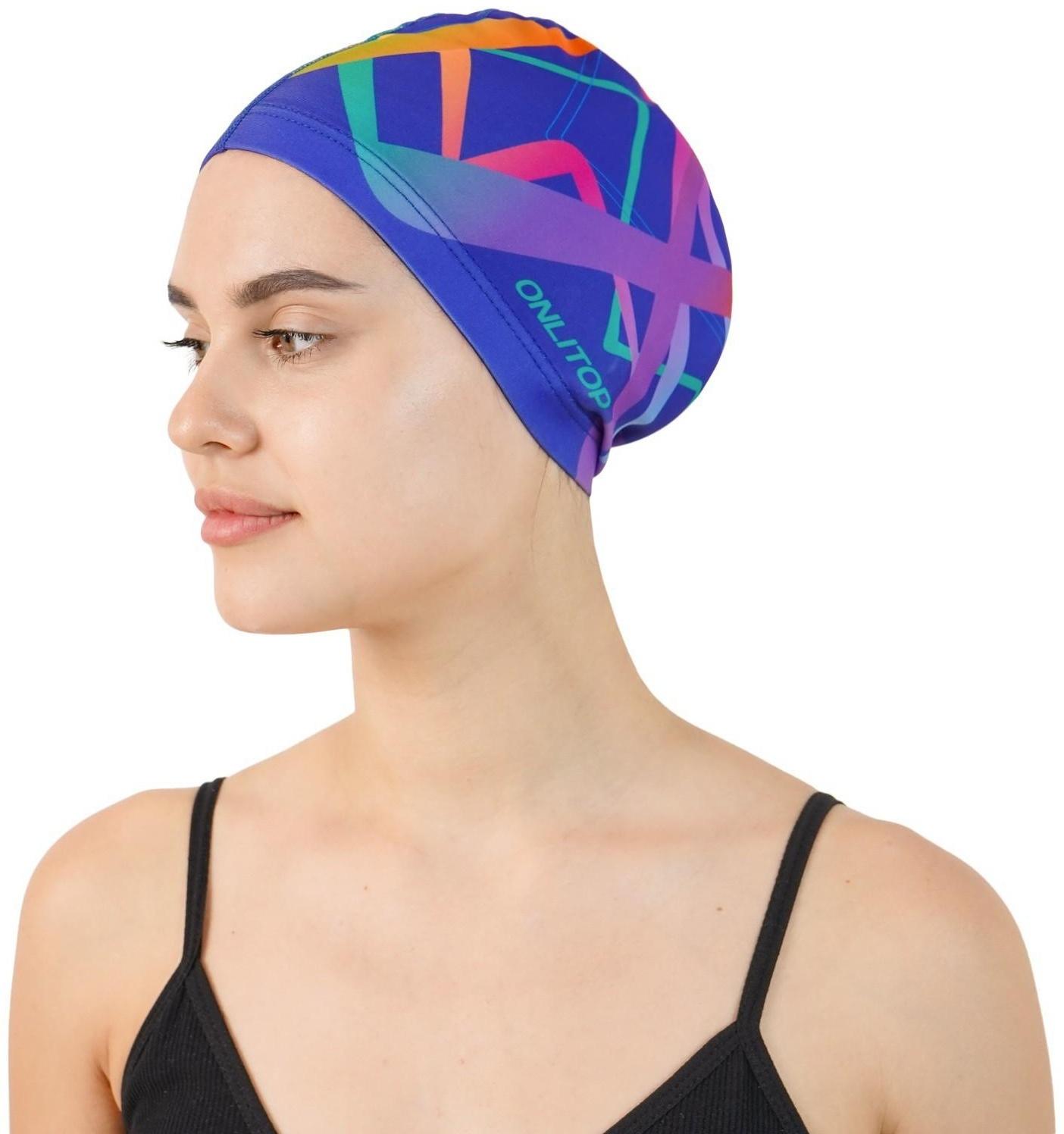 Шапочка для плавания, взрослая, обхват 54-60 см