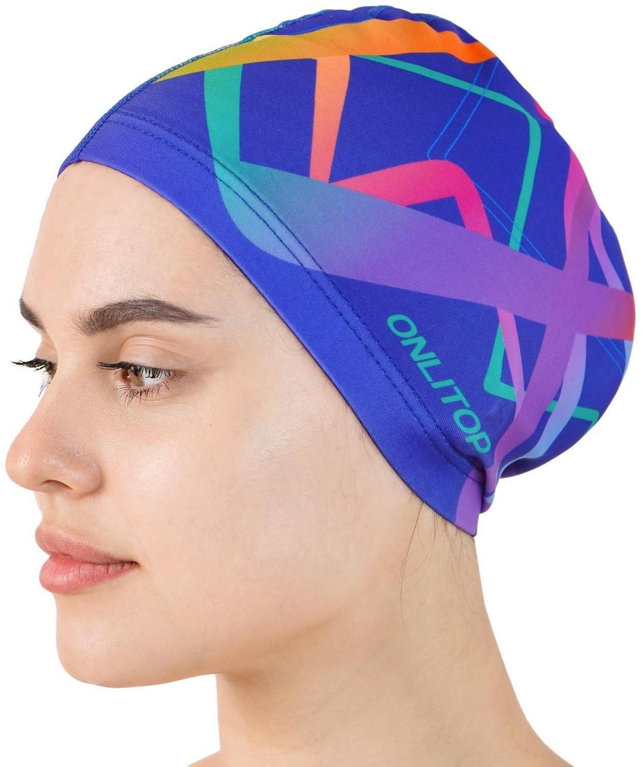 Шапочка для плавания, взрослая, обхват 54-60 см