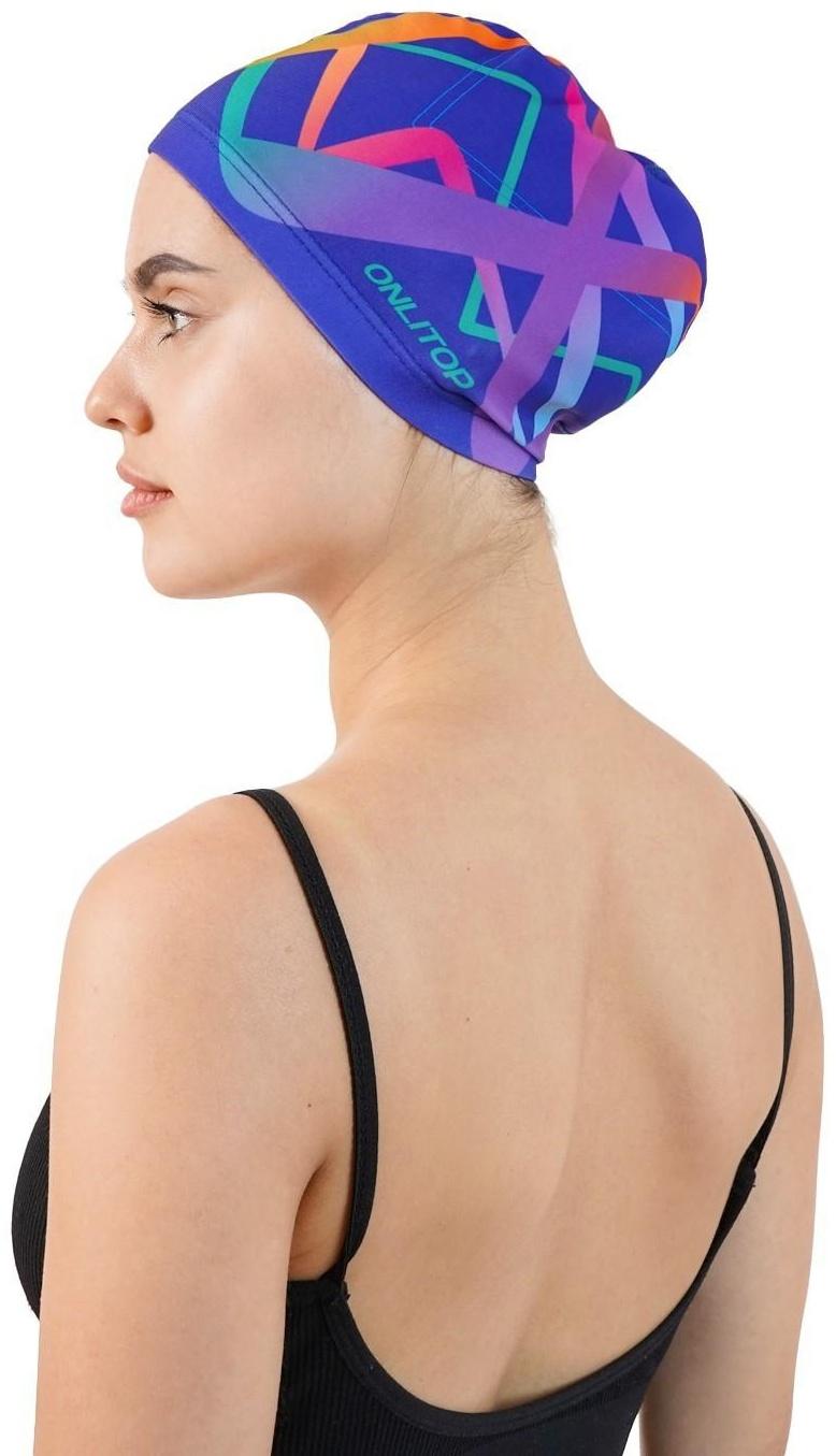 Шапочка для плавания, взрослая, обхват 54-60 см