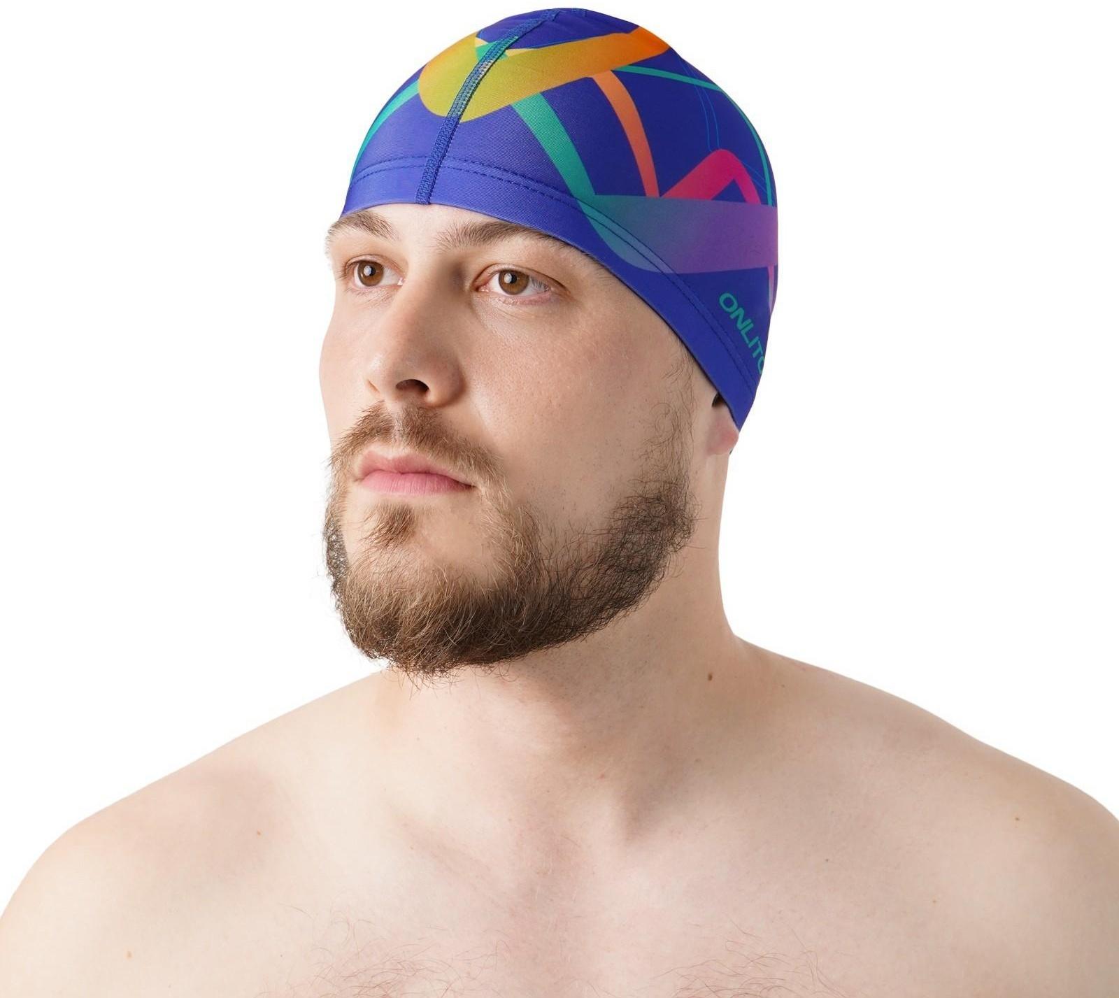 Шапочка для плавания, взрослая, обхват 54-60 см