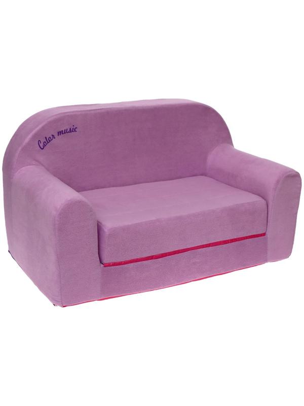Мягкая игрушка «Диванчик раскладной Happy babby», цвет фиолетовый, цвета МИКС