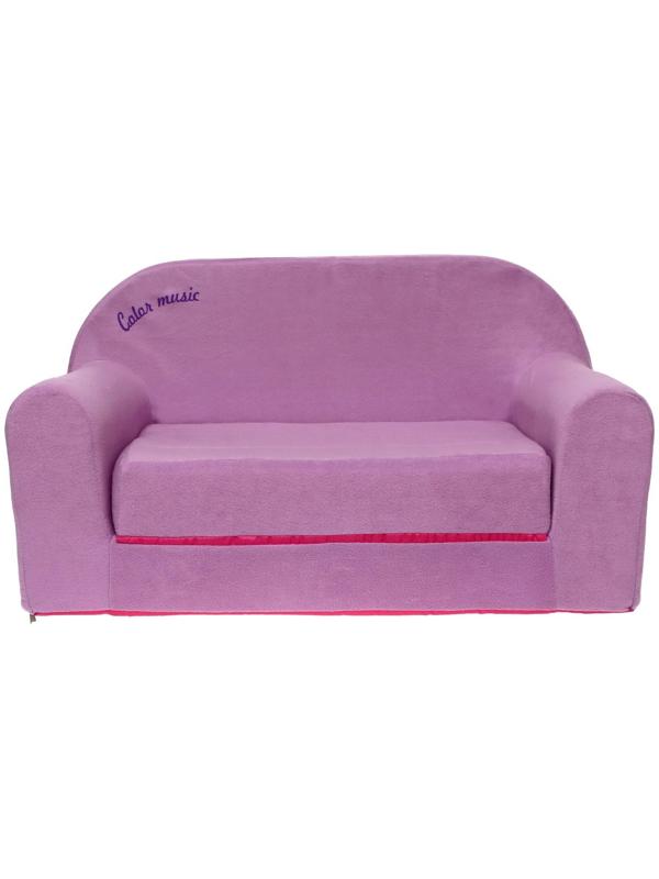 Мягкая игрушка «Диванчик раскладной Happy babby», цвет фиолетовый, цвета МИКС