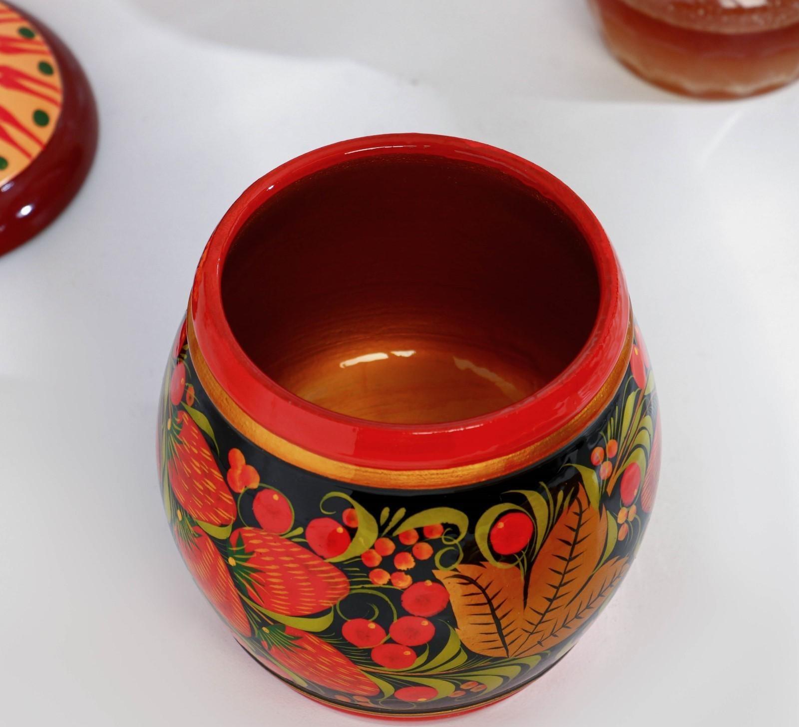 Поставок «Ягодка», 13х11 см, хохлома