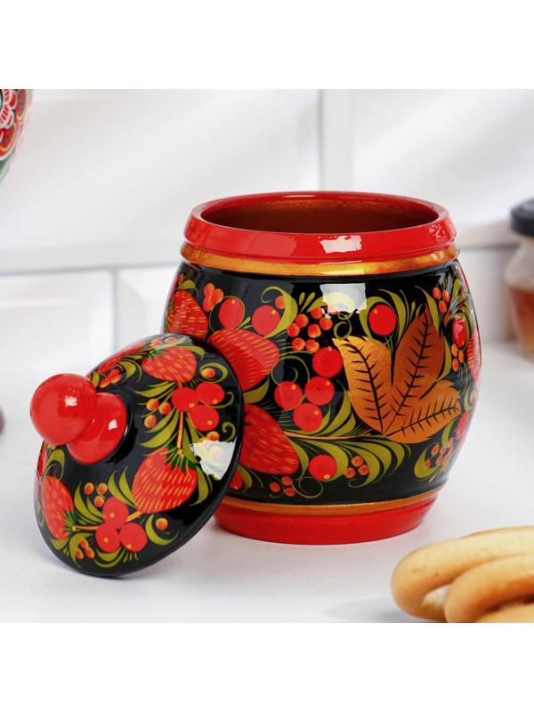 Поставок «Ягодка», 13х11 см, хохлома