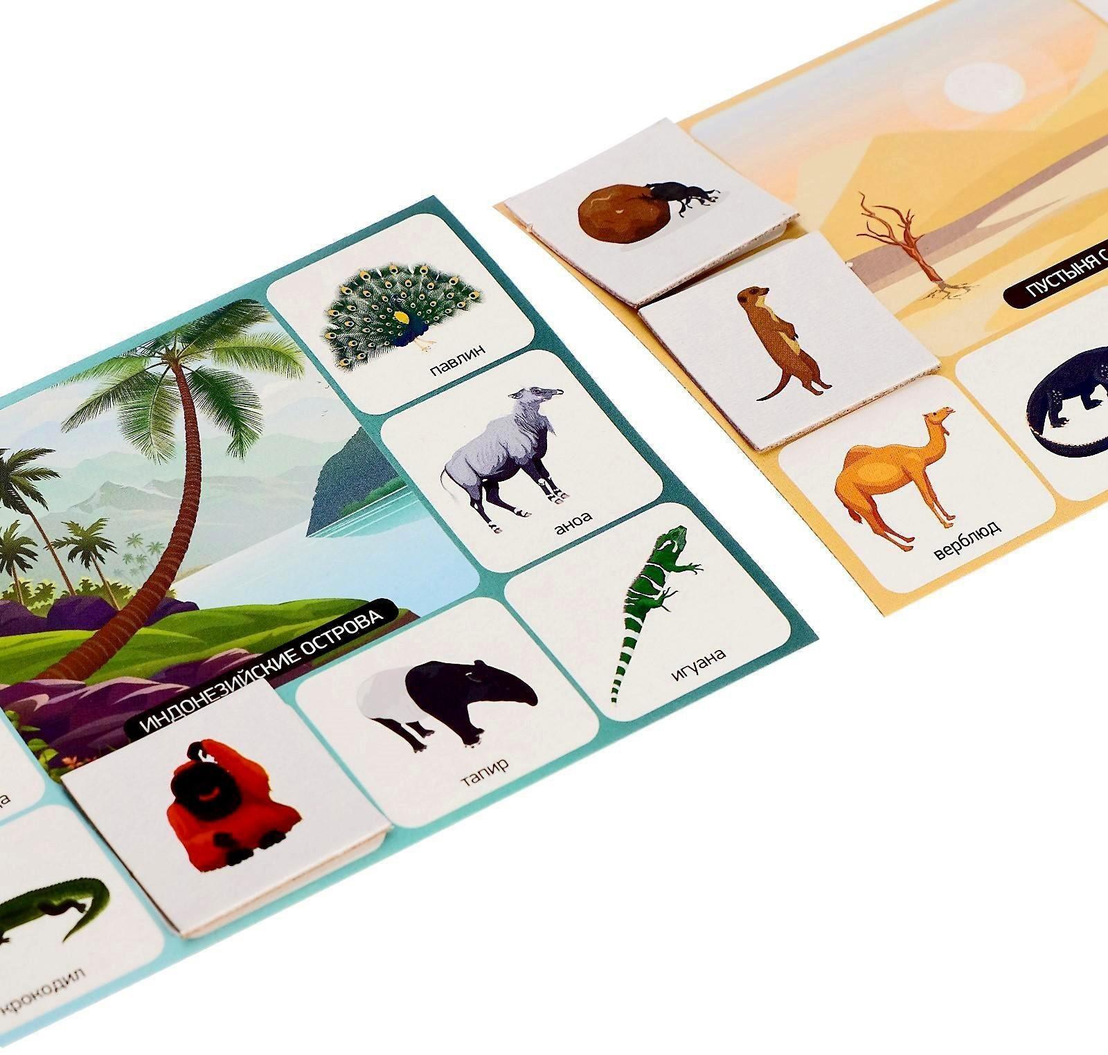 Лото детское» Кто где живёт?», МИКС