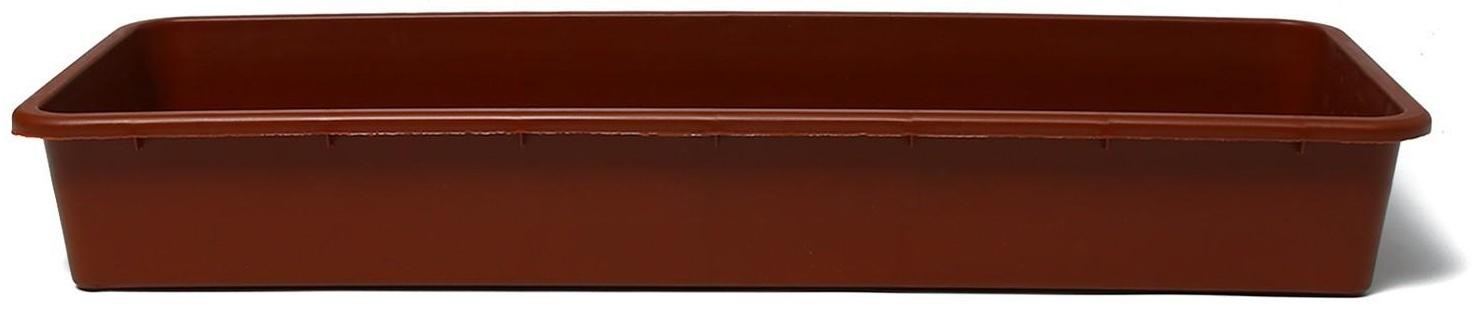 Ящик для рассады, 53 × 21.5 × 7.2 см, 7.5 л, терракот