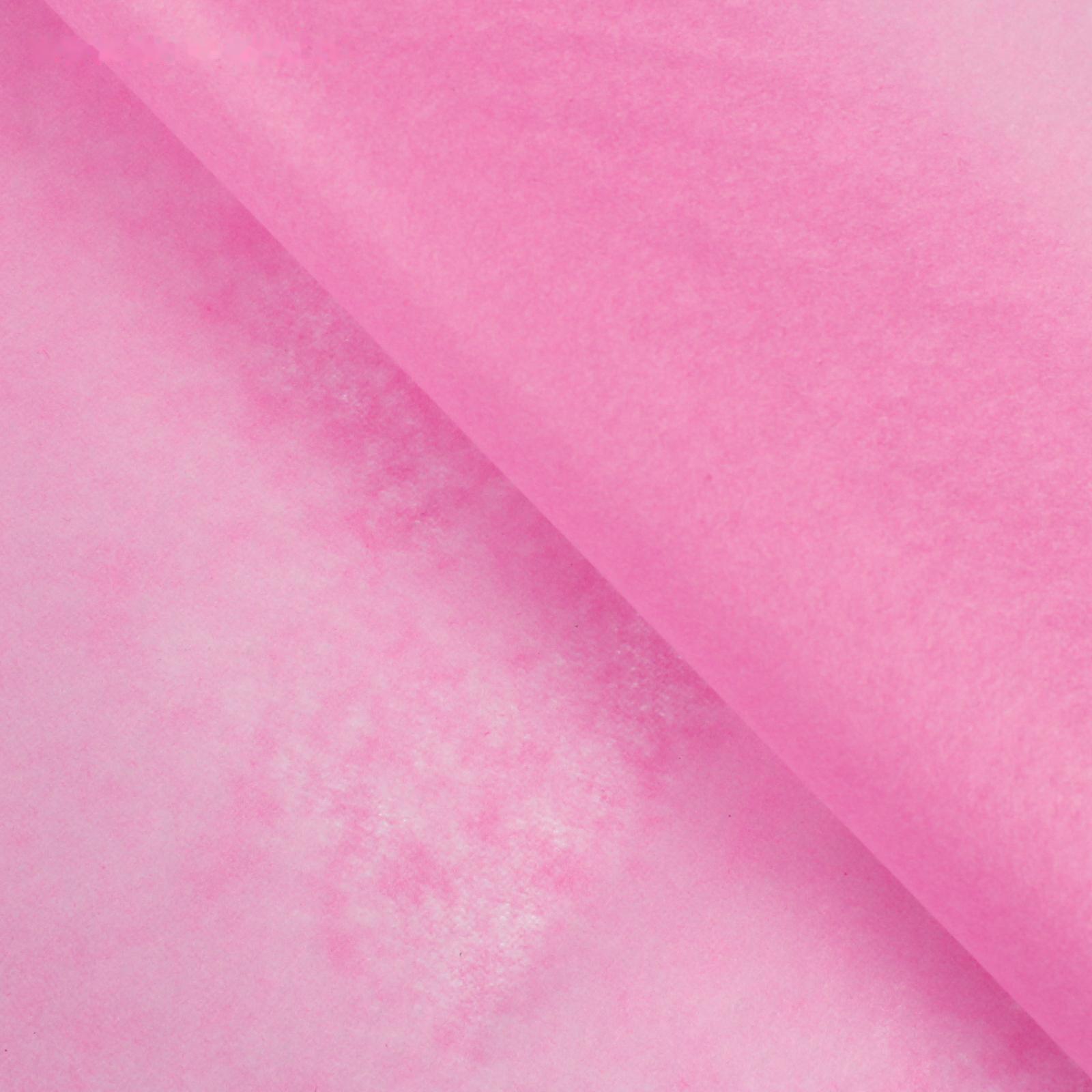 Бумага упаковочная тишью, розовая, 50 см х 66 см