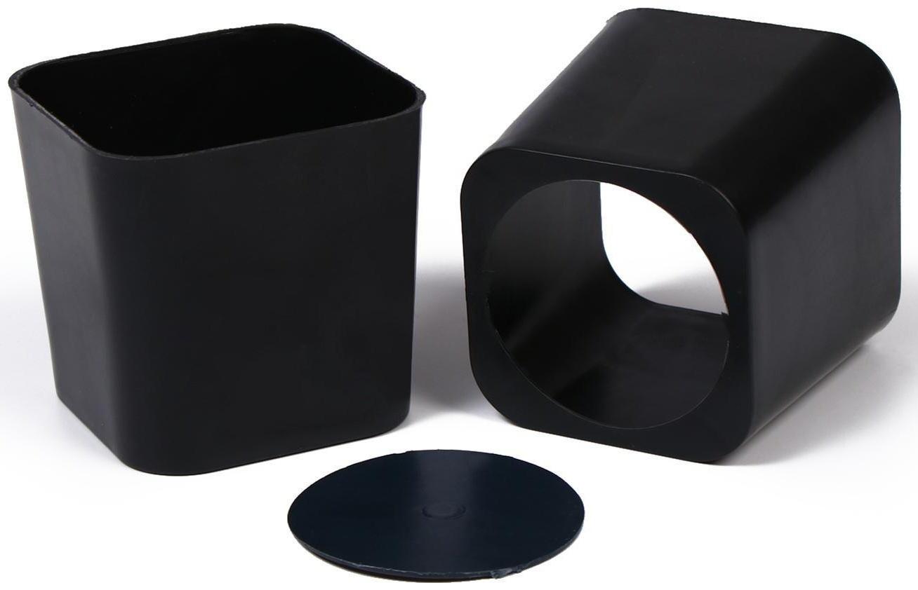 Горшочки для рассады Greengo, d = 7 см, h = 7 см/, чёрный / 300 мл. / 20 шт.