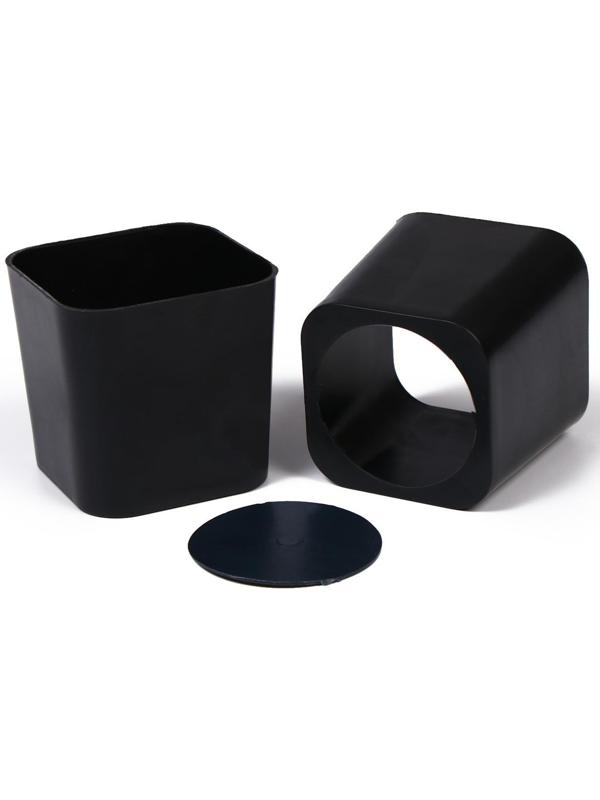 Горшочки для рассады Greengo, d = 7 см, h = 7 см/, чёрный / 300 мл. / 20 шт.