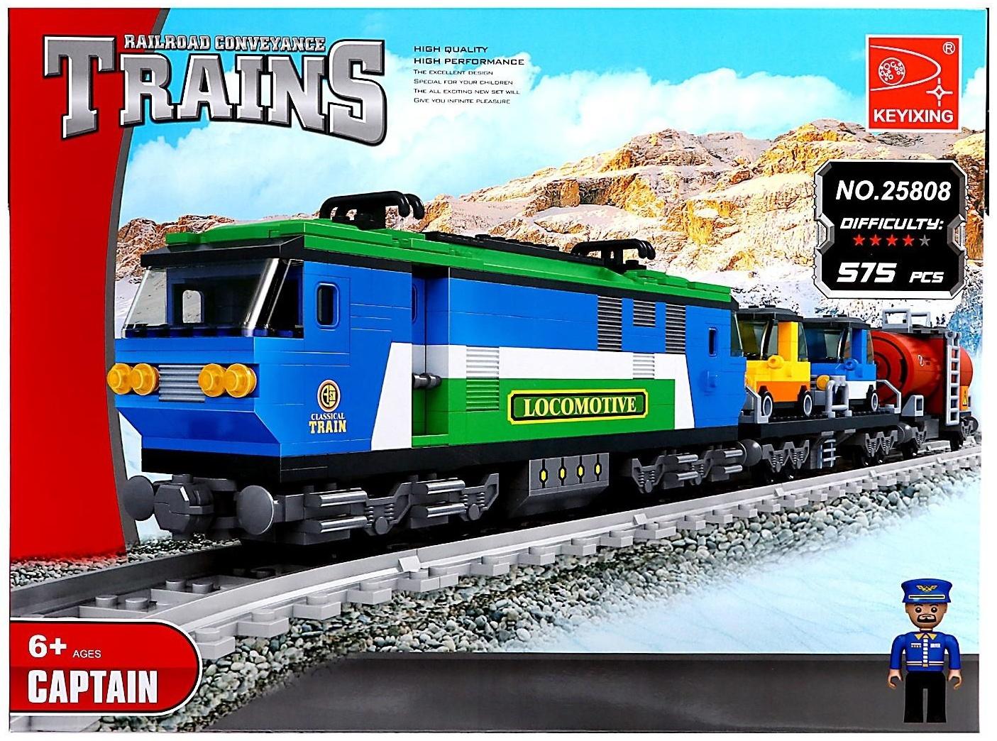 Конструктор «Грузовой электропоезд», 573 детали