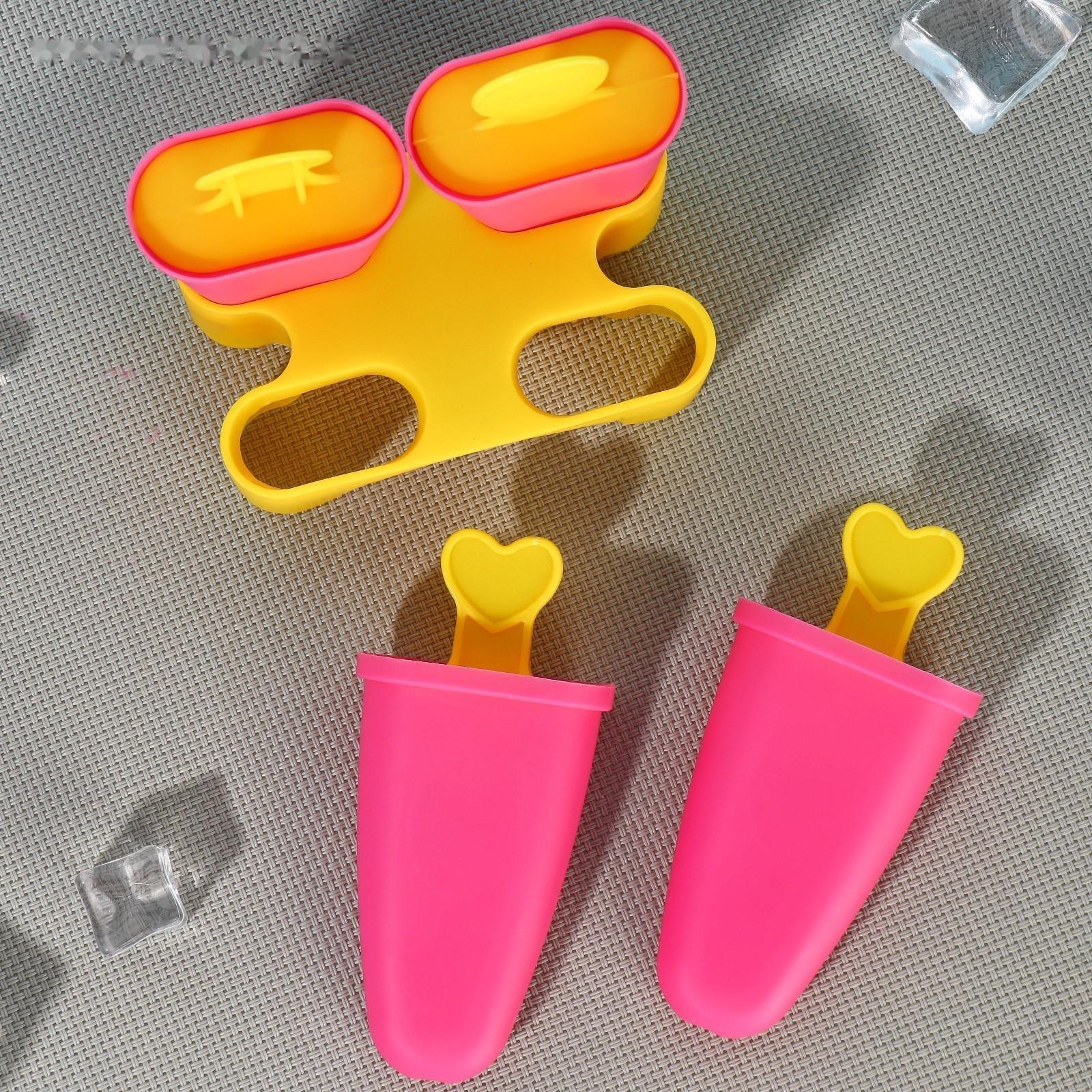 Форма для мороженого «Кьют», 10×6×13 см, 4 ячейки, цвет микс