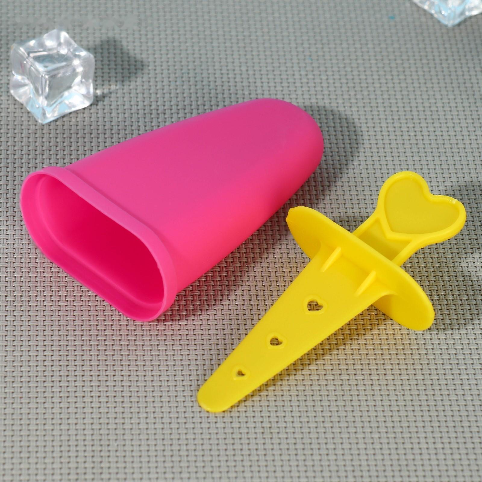 Форма для мороженого «Кьют», 10×6×13 см, 4 ячейки, цвет микс