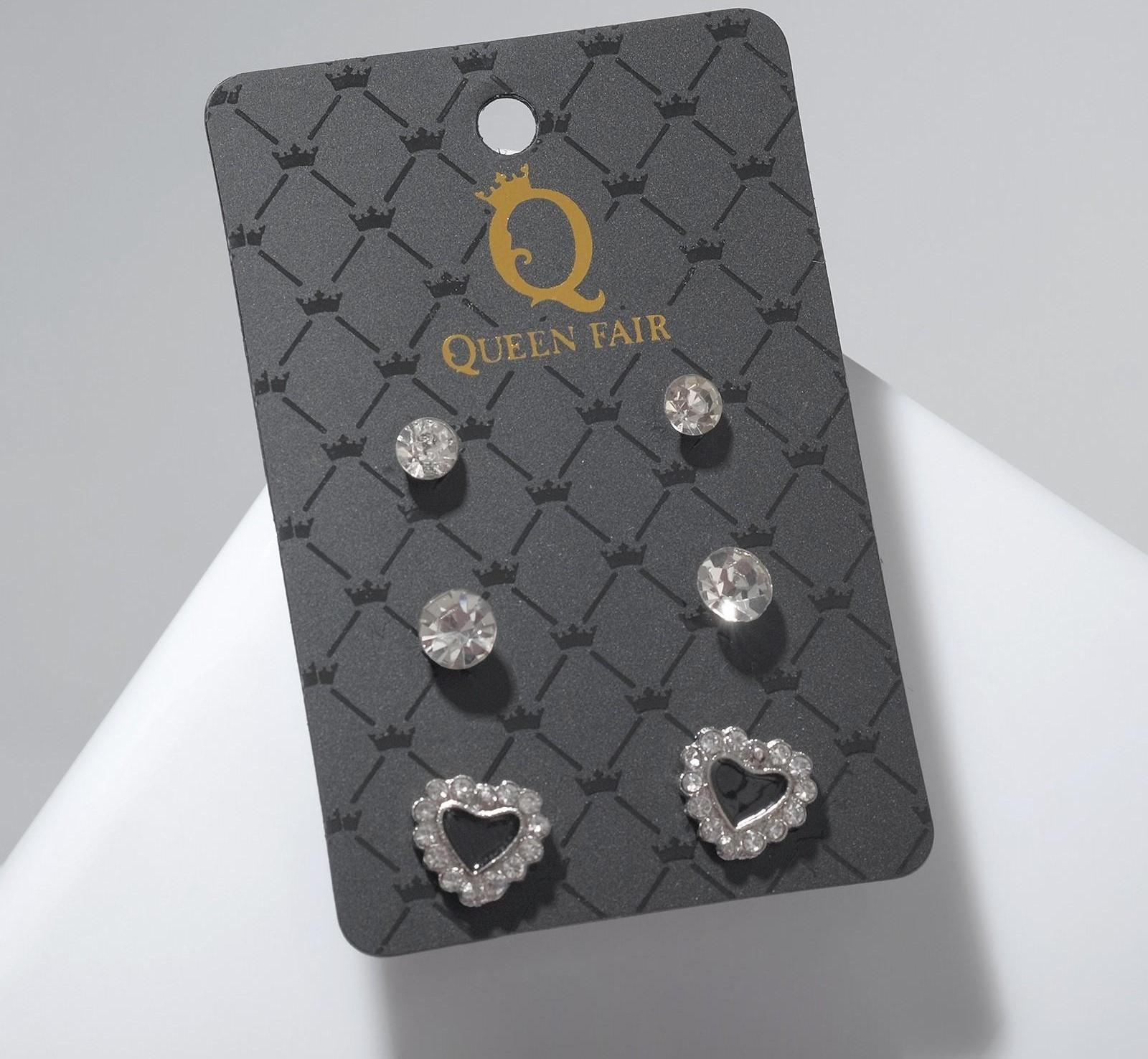 Пусеты 3 пары 