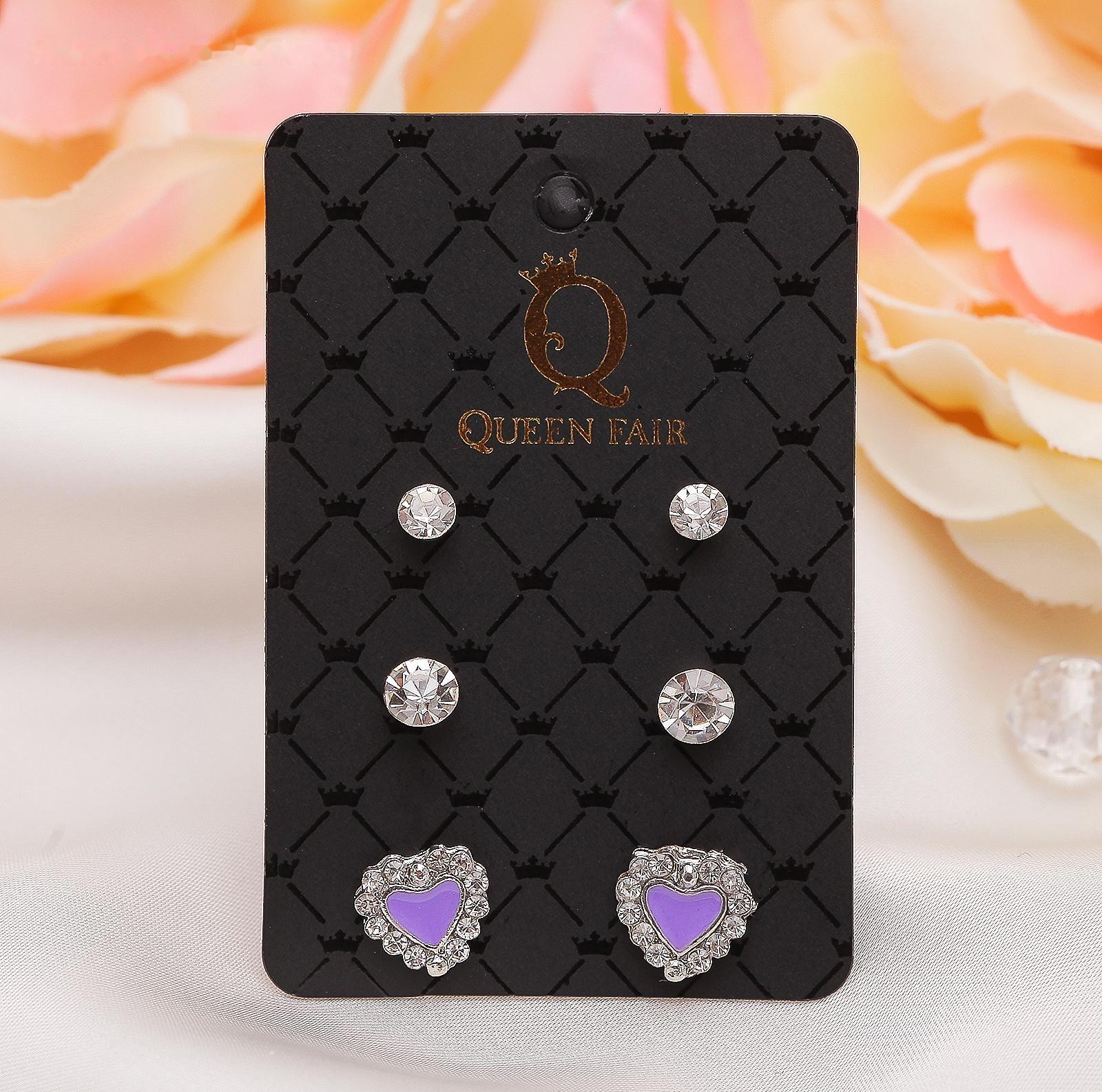 Пусеты 3 пары 