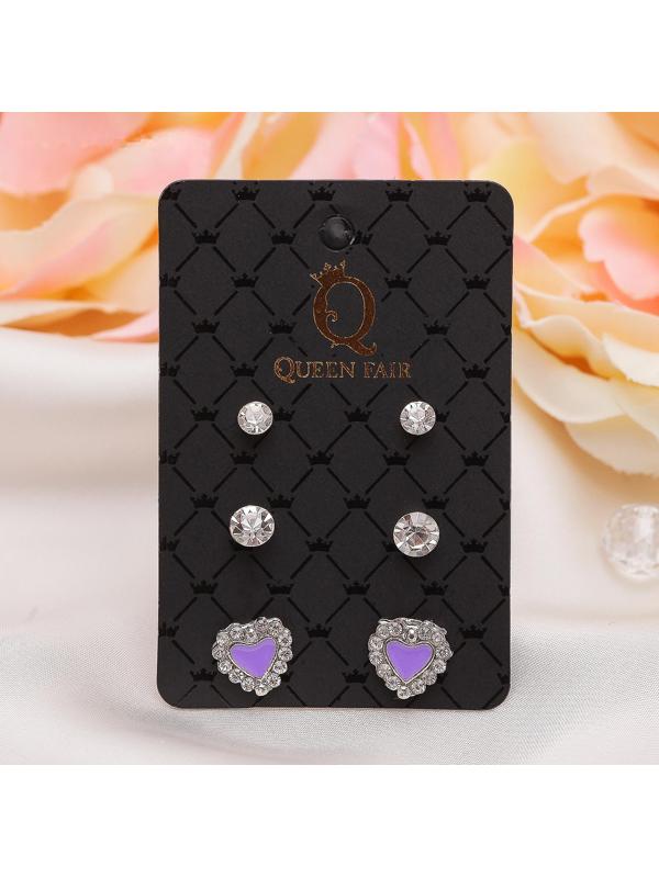 Пусеты 3 пары 