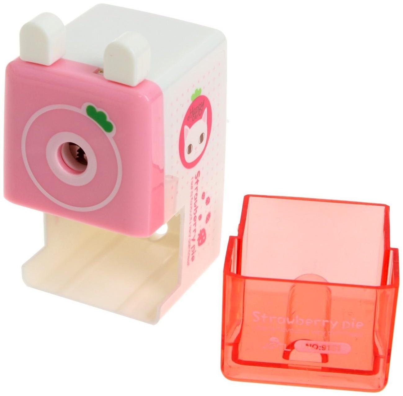 Точилка механическая с контейнером 