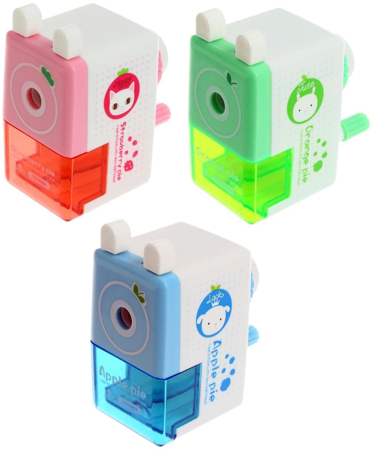 Точилка механическая с контейнером 