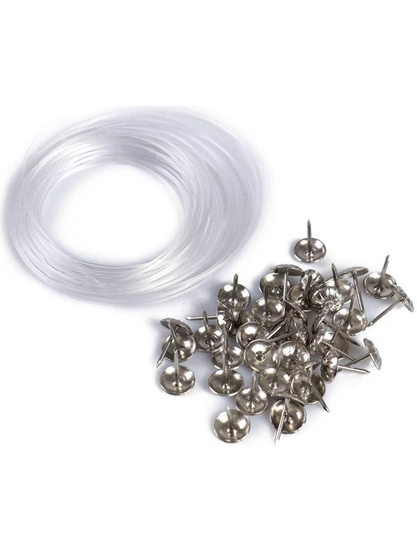 Комплект для обивки дверей 110 × 205 см: иск.кожа, ватин 5 мм, гвозди, струна, МИКС, «Ватин»