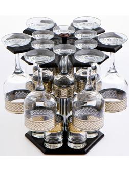 Мини-бар 18 предметов вино Карусель Скандинавия, темный 240/55/50 мл