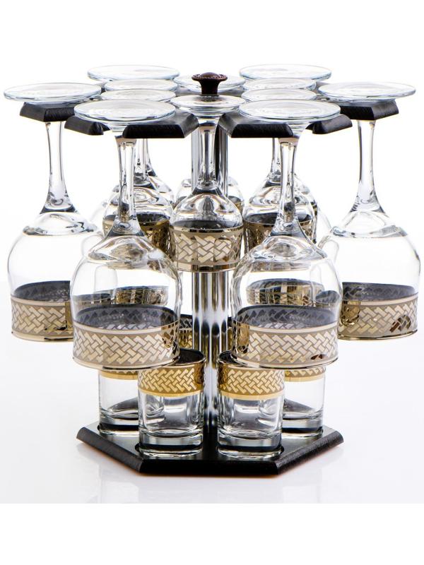 Мини-бар 18 предметов вино Карусель Скандинавия, темный 240/55/50 мл