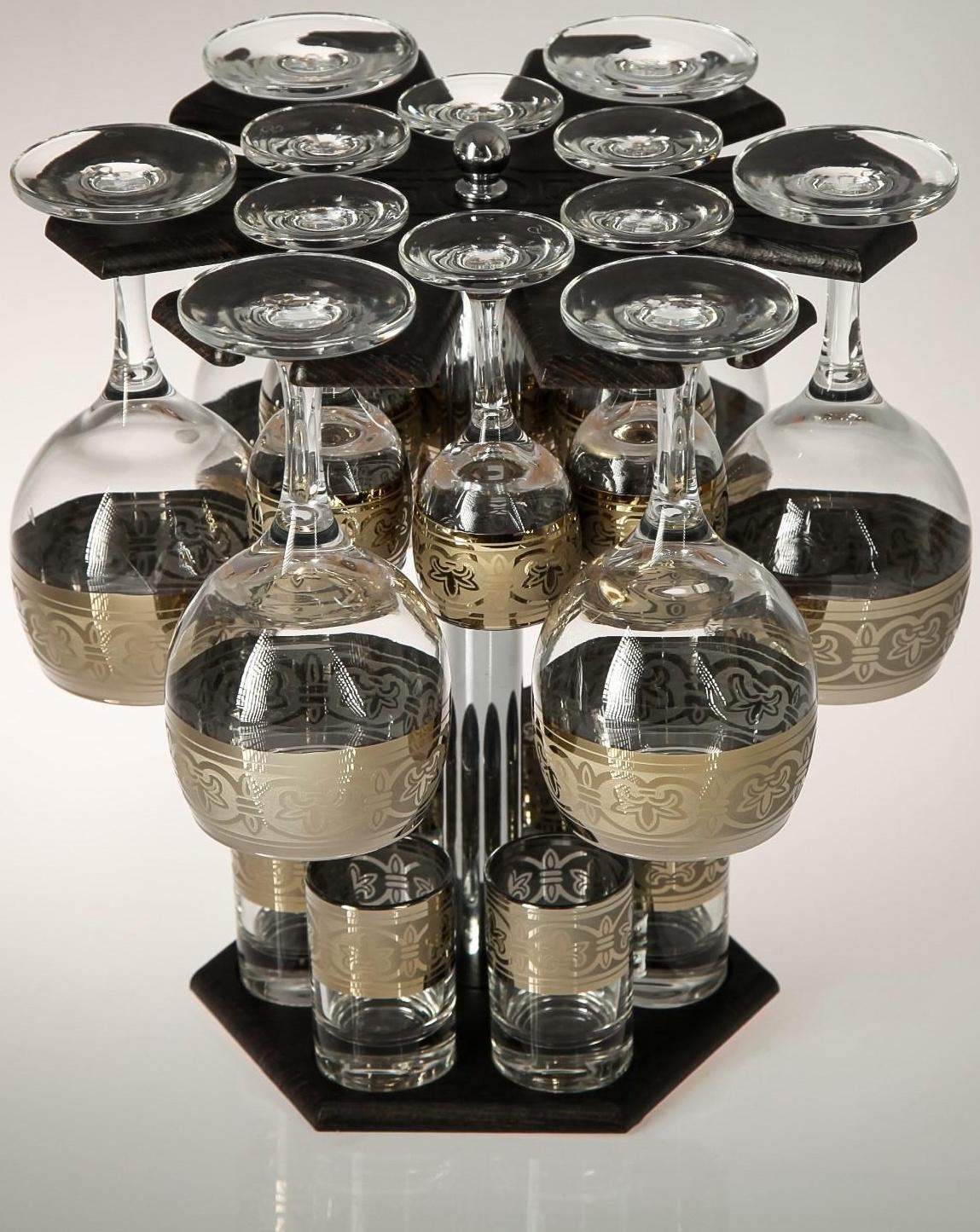 Мини-бар 18 предметов вино Карусель Флоренция, темный 240/55/50 мл