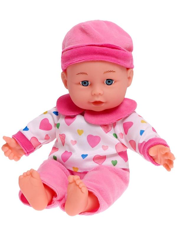 Пупс «Моя малышка» музыкальный, с кроваткой и аксессуарами, БОНУС - открытка